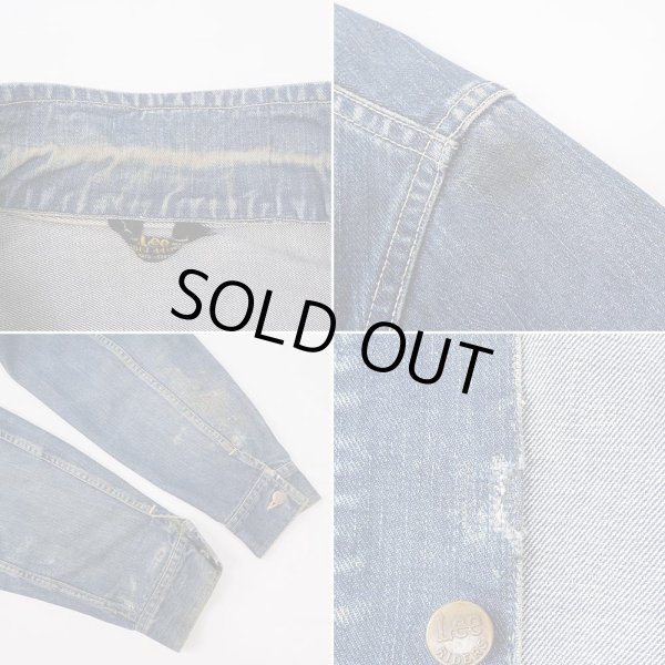 画像6: Early 60's Lee 101-J デニムジャケット "三角タグ / 44 LONG" (6)