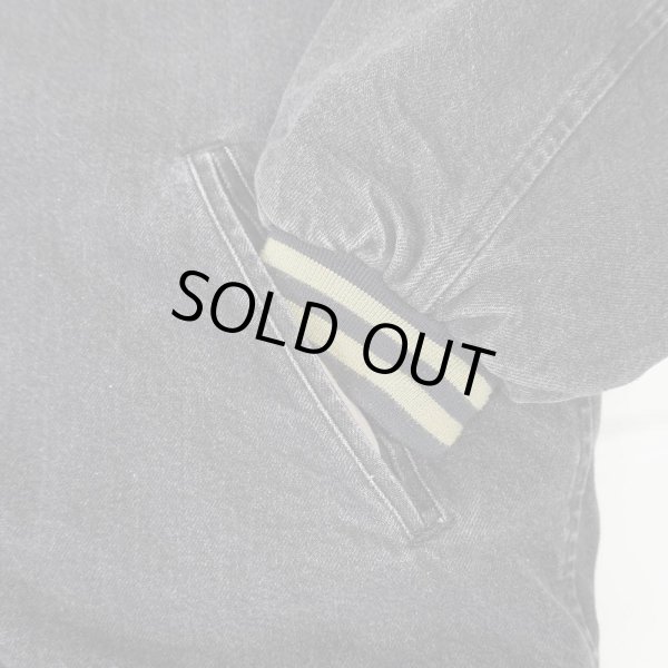 画像5: 90's MOTOROLA ブラックデニムスタジャン (5)