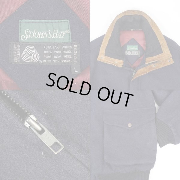 画像3: 90's ST.JOHN'S BAY パデッド ウールブルゾン (3)