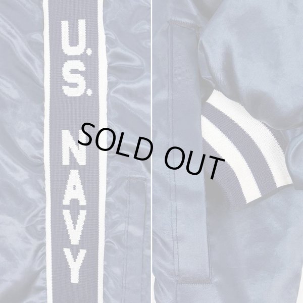 画像3: 90's US.NAVY ナイロンサテンスタジャン “Swingster Made / MADE IN USA” (3)