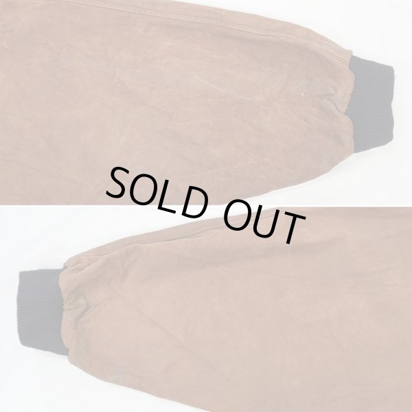 画像5: 00's AT&T レザー切り替え ウールスタジャン "MADE IN CANADA" (5)