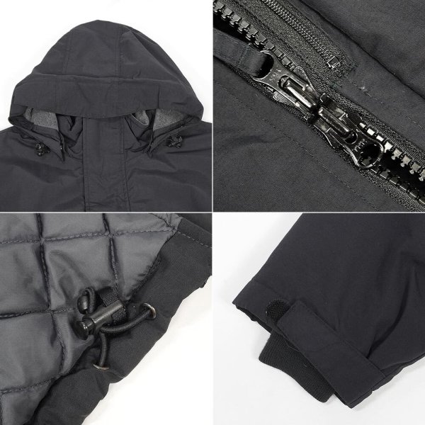 画像4: 00's LANDS' END マウンテンパーカー "BLACK" (4)