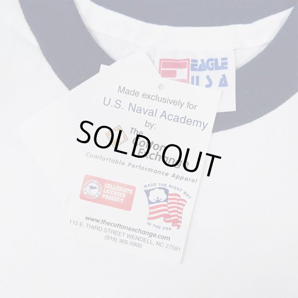 画像2: 90's US. Naval Academy トリムTシャツ “MADE IN USA / DEADSTOCK” (2)