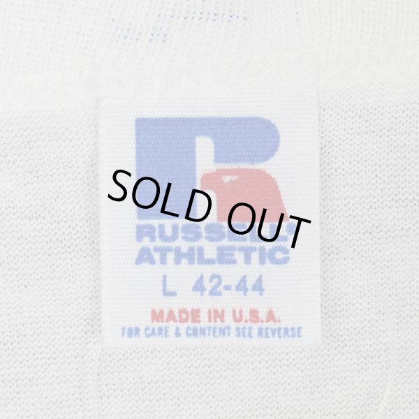 画像2: 80's Leisure Graphics 企業プリントTシャツ "RUSSELL body / MADE IN USA / DEADSTOCK" (2)