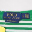 画像2: 00's Polo Ralph Lauren ボーダーTシャツ “GREEN × WHITE” (2)