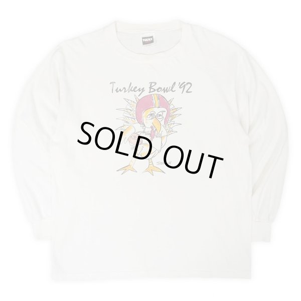 画像1: 90's Turkey Bowl '92 L/S プリントTシャツ “MADE IN USA” (1)