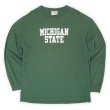 画像1: 00's MICHIGAN STATE L/S カレッジプリントTシャツ (1)