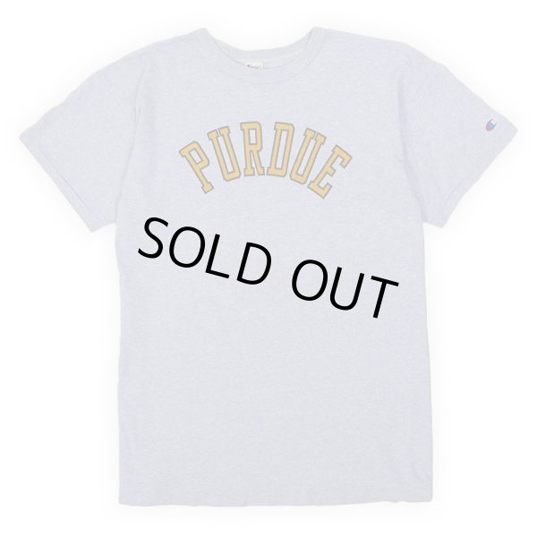 画像1: 80's Champion 88/12 染込みプリントTシャツ “PURDUE / MADE IN USA” (1)