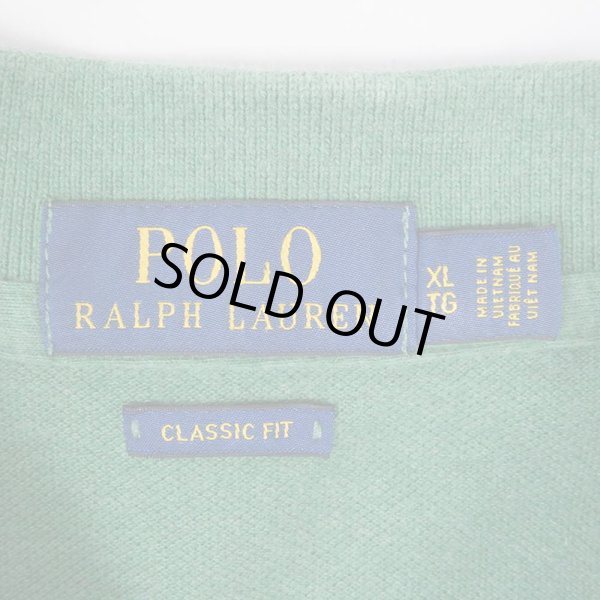 画像2: 00's Polo Ralph Lauren ポロシャツ "CLASSIC FIT / GREEN" (2)