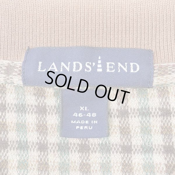 画像2: 00's LANDS' END L/S ポロシャツ (2)