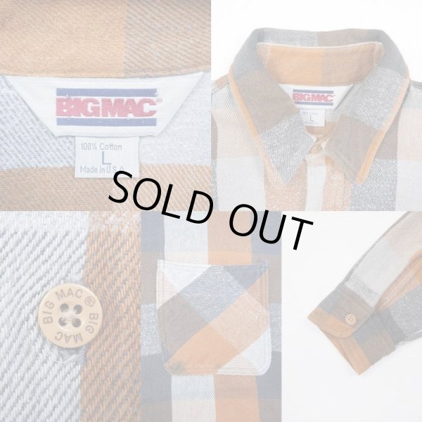 画像3: 80's BIG MAC ヘビーネルシャツ "MADE IN USA" (3)