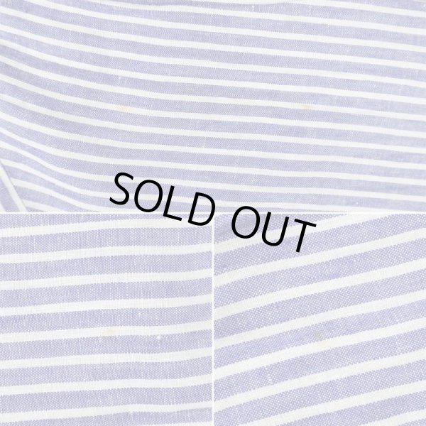 画像5: 00's Polo Ralph Lauren ストライプ柄 リネンボタンダウンシャツ (5)