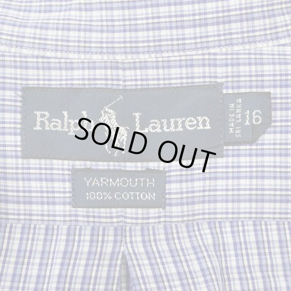 画像2: 90's Polo Ralph Lauren S/S ボタンダウンシャツ "YARMOUTH" (2)