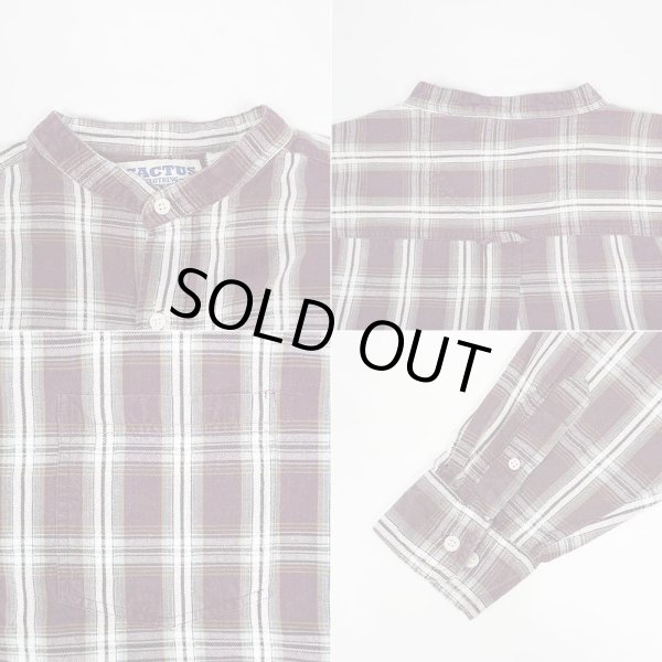 画像3: 90's Cactus バンドカラーシャツ (3)