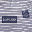 画像2: 90's LANDS' END S/S シアサッカー ボタンダウンシャツ “STRIPE” (2)
