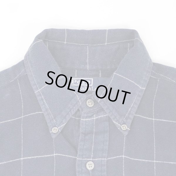 画像4: 90's Polo Ralph Lauren フランネル ボタンダウンシャツ "BLAKE" (4)