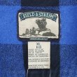 画像2: 00's Field & Stream ブロックチェック柄 ヘビーネルシャツ "Blue × Black" (2)