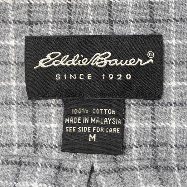 画像2: 00's Eddie Bauer レギュラーカラー フランネルシャツ (2)