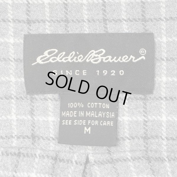 画像2: 00's Eddie Bauer レギュラーカラー フランネルシャツ (2)