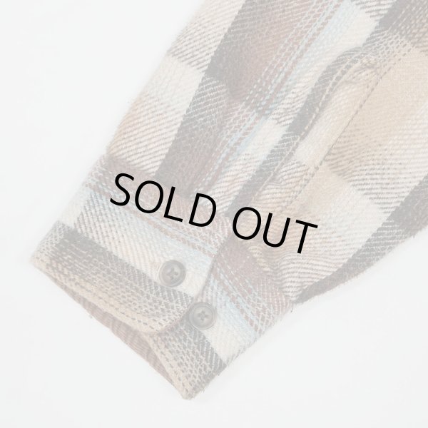 画像4: Late 90's ST JOHN'S BAY ヘビーネルシャツ “Ombre Plaid” (4)