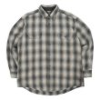 画像1: 00's WOOLRICH ウールボタンダウンシャツ "Ombre Plaid" (1)