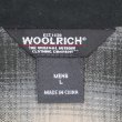 画像2: 00's WOOLRICH ウールボタンダウンシャツ "Ombre Plaid" (2)