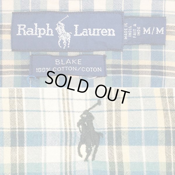 画像2: 90's Polo Ralph Lauren ボタンダウンシャツ "BLAKE" (2)