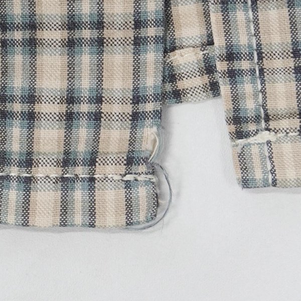 画像4: 00's Eddie Bauer S/S シアサッカーボタンダウンシャツ (4)