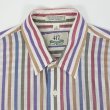 画像3: 90's VAN HEUSEN マルチストライプ柄 S/S レギュラーカラーシャツ (3)