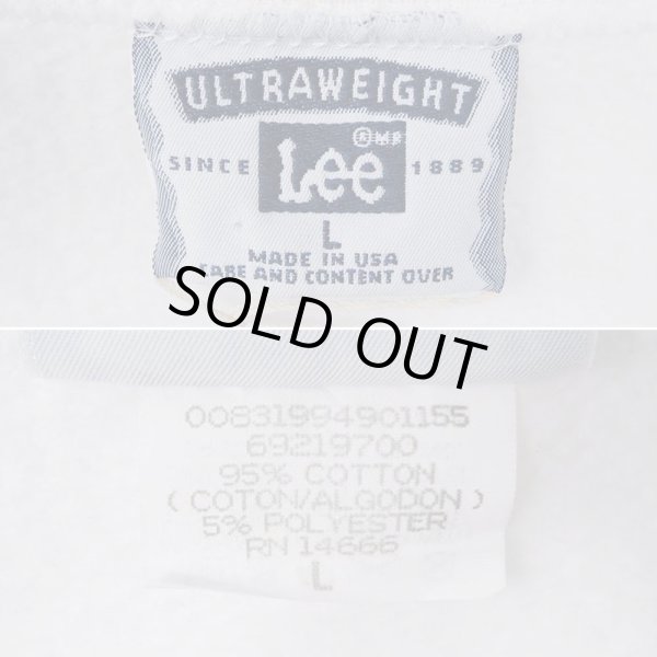 画像2: 90's Lee ドッグプリントスウェット "MADE IN USA" (2)