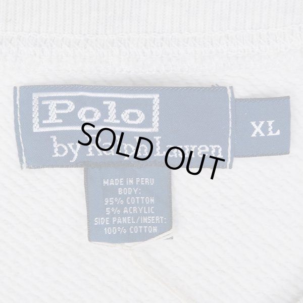 画像2: 90's Polo Ralph Lauren リバースウィーブタイプ スウェット "GRAY" (2)