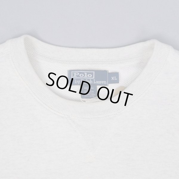 画像4: 90's Polo Ralph Lauren リバースウィーブタイプ スウェット "GRAY" (4)