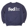 画像1: 90-00's FedEx ロゴプリントスウェット "Lee body" (1)