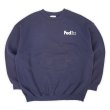 画像2: 90-00's FedEx ロゴプリントスウェット "Lee body" (2)