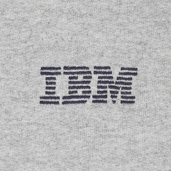 画像3: 00's IBM ロゴスウェット (3)