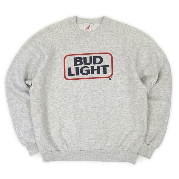 画像1: 80-90's BUD LIGHT ロゴプリントスウェット "MADE IN USA" (1)