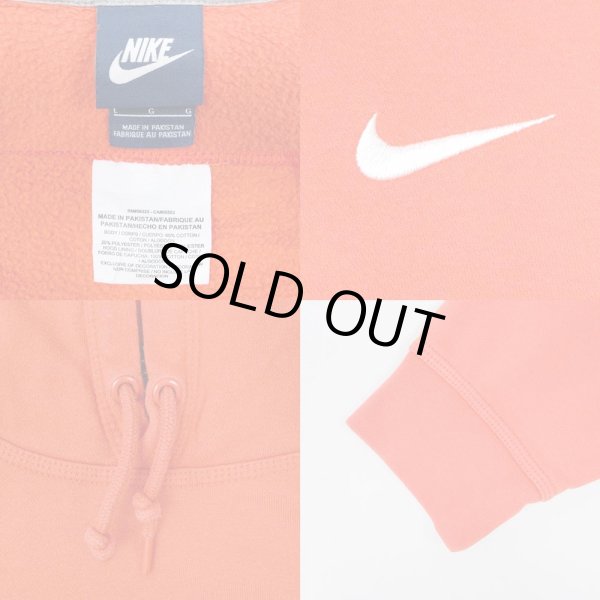 画像3: 00's NIKE スウェットパーカー "スウォッシュロゴ刺繍" (3)