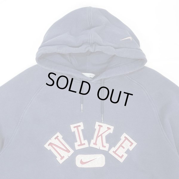 画像3: 00's NIKE ロゴワッペン スウェットパーカー (3)
