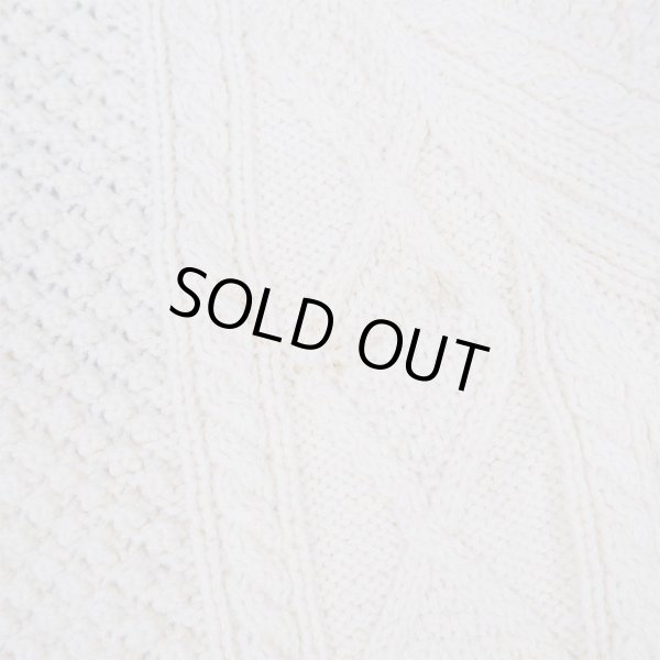 画像4: 80's John Molloy フィッシャーマンカーディガン "MADE IN IRELAND" (4)