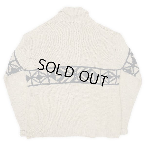 画像2: 90's POLO SPORT ショールカラーニット "SILK 100%" (2)