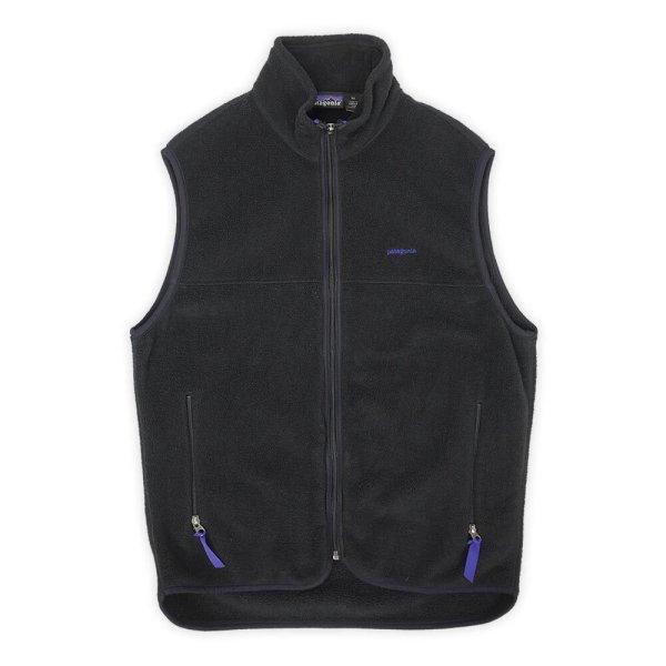 画像1: 90's Patagonia シンチラフリースベスト "F4 / MADE IN USA / BLACK" (1)