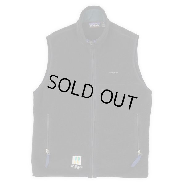 画像1: 90's Patagonia シンチラフリースベスト "F99 / MADE IN USA / BLACK" (1)