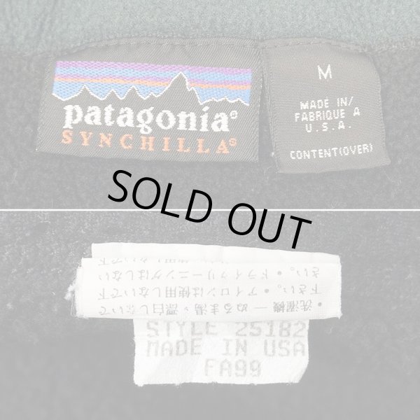 画像2: 90's Patagonia シンチラフリースベスト "F99 / MADE IN USA / BLACK" (2)