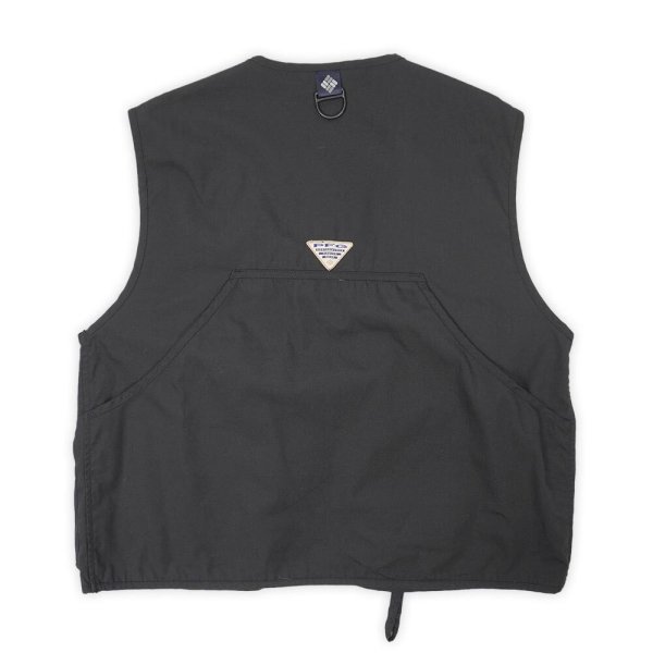 画像2: 90's Columbia PFG フィッシングベスト "Black" (2)