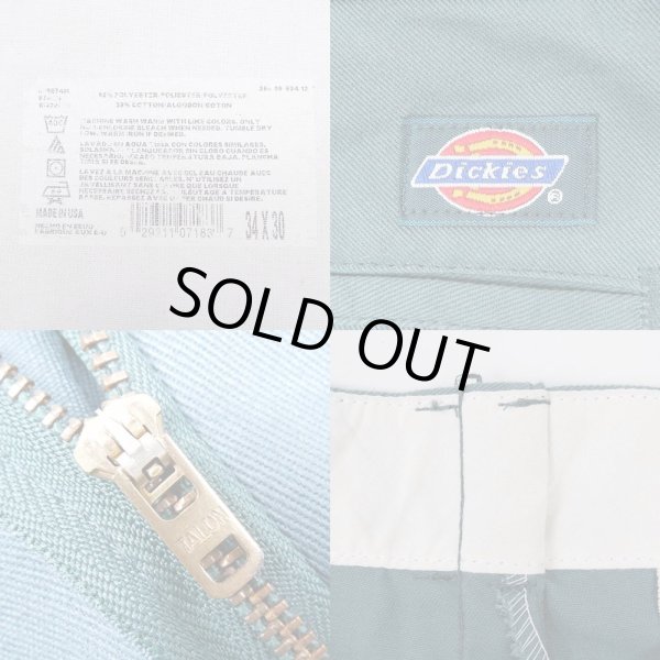 画像3: 90's Dickies 874 ワークパンツ "MADE IN USA / GREEN" (3)