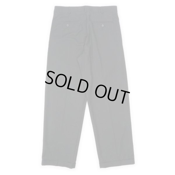 画像2: 00's PERRY ELLIS 2タック スラックス "BLACK" (2)