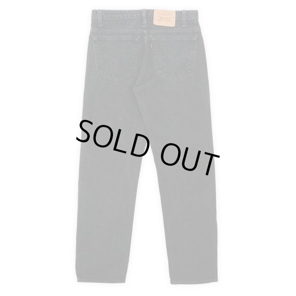 画像2: 90's Levi's 505 ブラックデニムパンツ "MADE IN CANADA / W32 L32" (2)