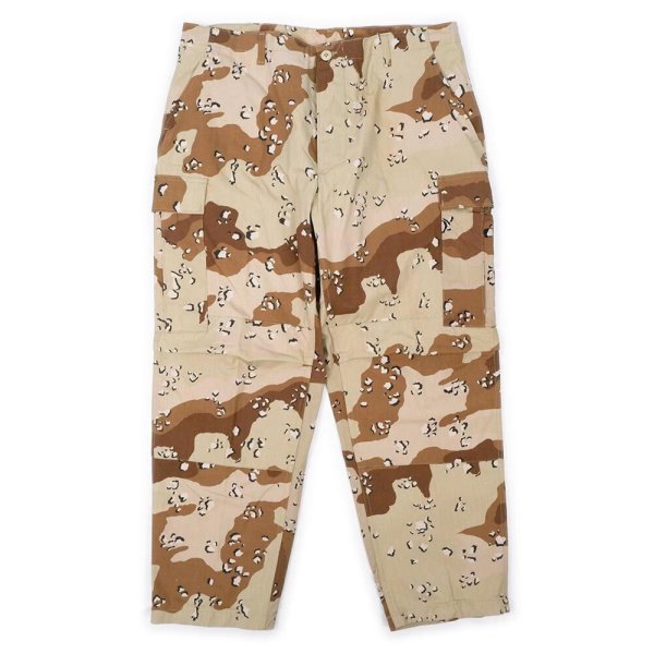 画像1: 81's US.ARMY チョコチップカモ柄 BDU カーゴパンツ "DEADSTOCK / LARGE-SHORT" (1)
