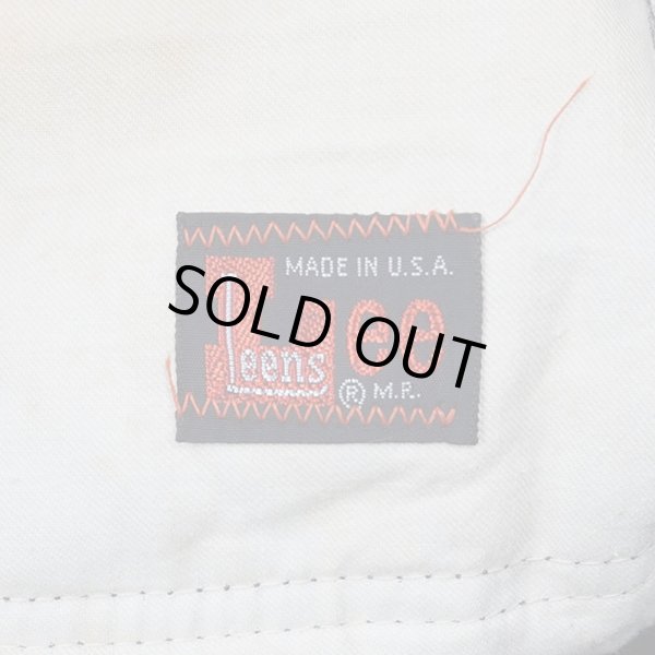 画像3: 70's Lee Leens ベルベットフレアパンツ "BLACK" (3)