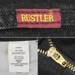画像3: 00's RUSTLER 87619CB ブラックデニムパンツ "W36 L30" (3)